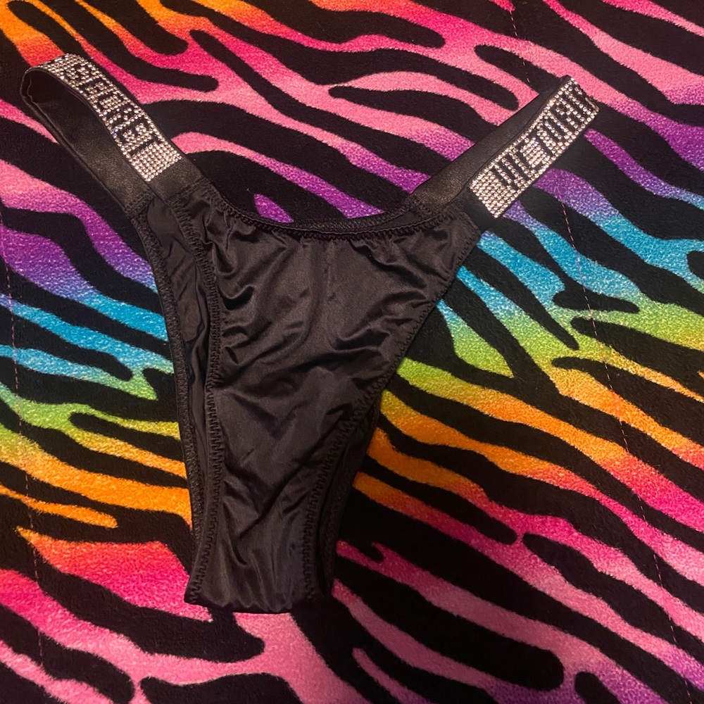 Victoria secret rhinestone Brazilian panty